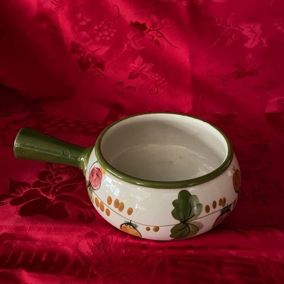 Vintage large handled bowls Made in Portugal for FTD - Picture 5 of 8